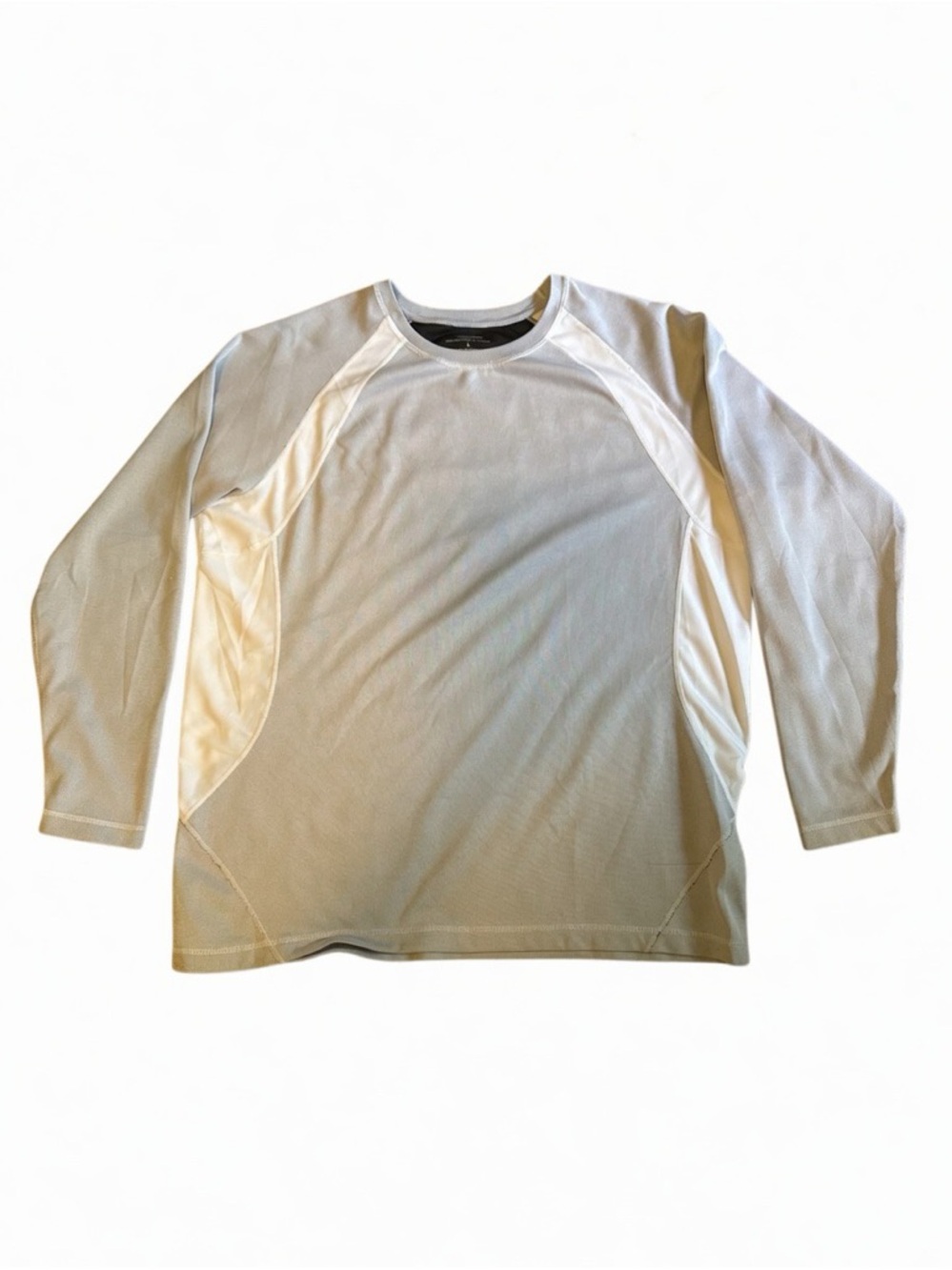 Roundtree & Yorke Men's Long-Sleeve Performance Shirt - White